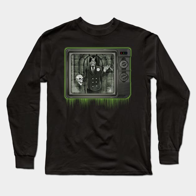 Dr. Paul Bearer Long Sleeve T-Shirt by davemyersillustration